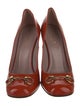Gucci Horsebit Accent Patent Leather Pumps