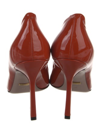 Gucci Horsebit Accent Patent Leather Pumps
