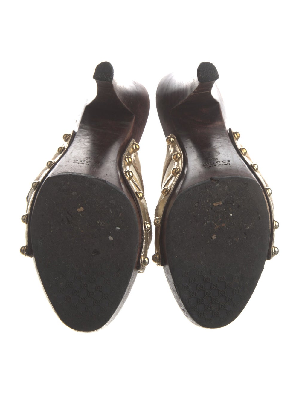 Gucci Canvas Slides Neutrals GG Canvas, Web Accen… - image 5