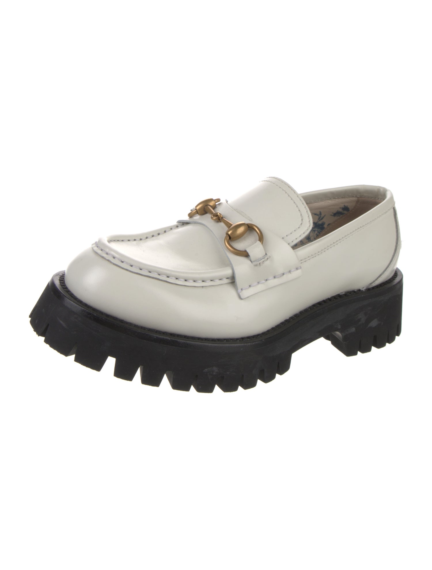 Gucci Horsebit Accent Leather Loafers