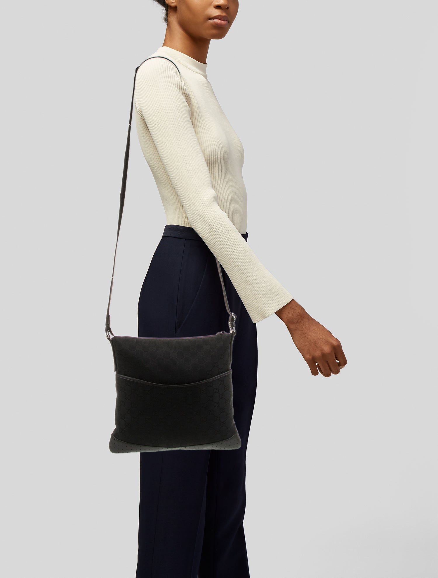 Gucci GG Canvas Messenger Bag