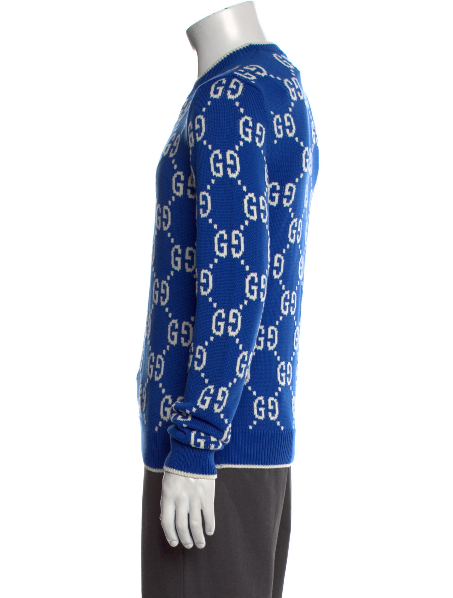 Gucci GG Logo Crew Neck Pullover