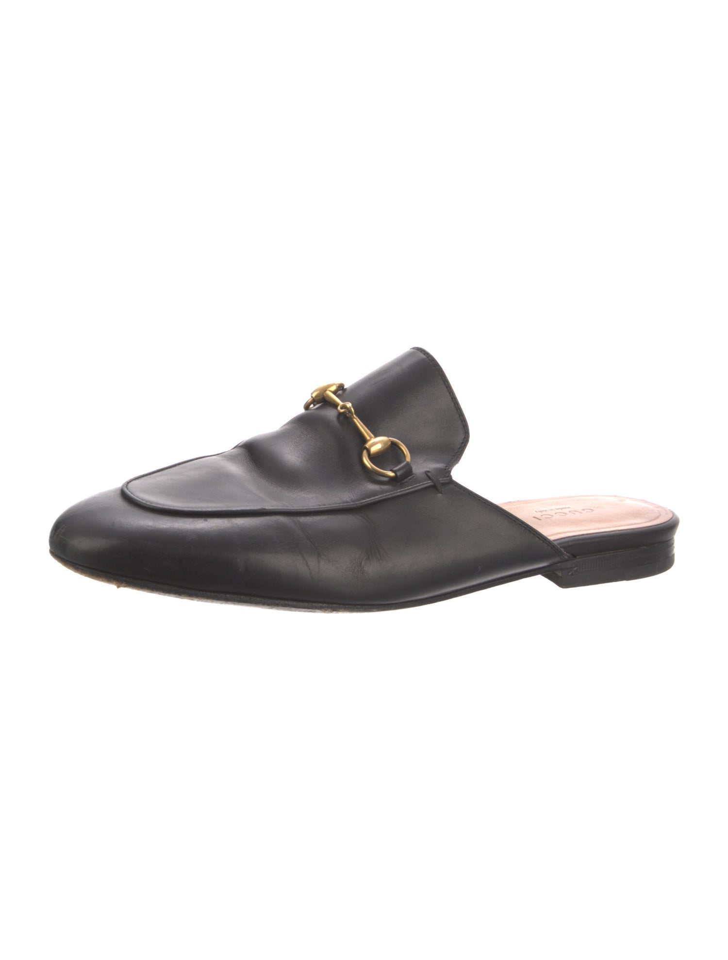 Gucci Horsebit Accent Leather Mules