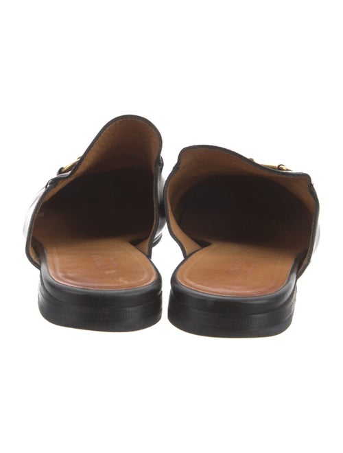 Gucci Horsebit Accent Leather Mules