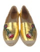 Gucci Leather Printed Espadrilles