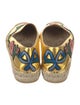 Gucci Leather Printed Espadrilles