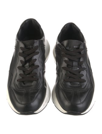 Gucci Leather Colorblock Pattern Sneakers