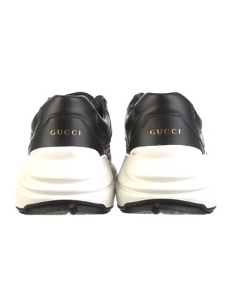 Gucci Leather Colorblock Pattern Sneakers