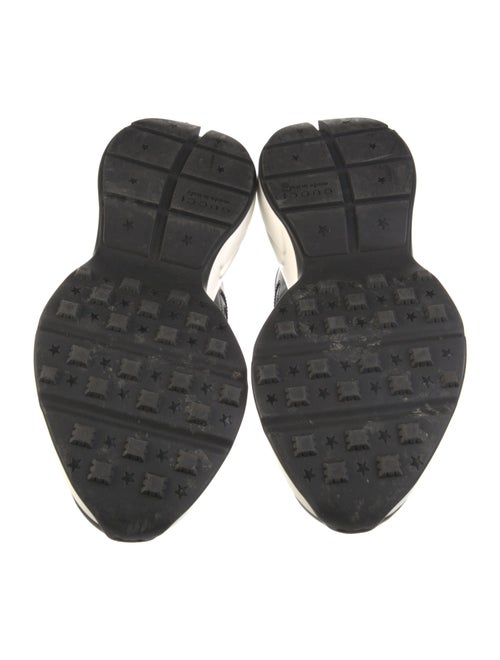 Gucci Leather Colorblock Pattern Sneakers