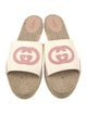Gucci Interlocking G Logo Canvas Espadrilles