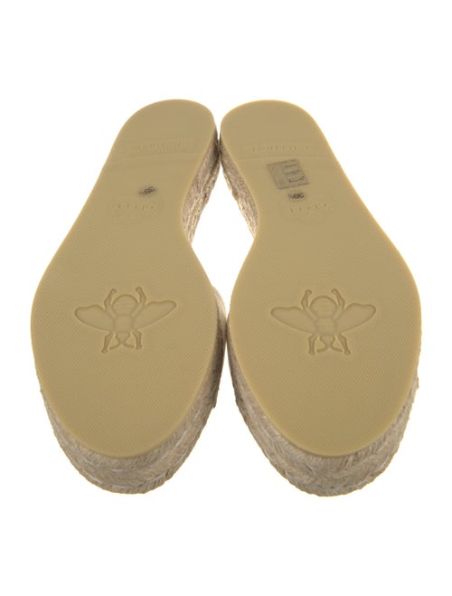 Gucci Interlocking G Logo Canvas Espadrilles