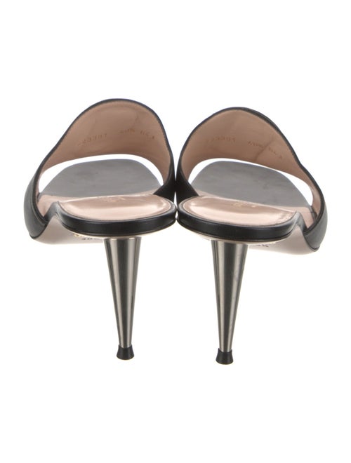 Gucci Interlocking G Logo Leather Slides