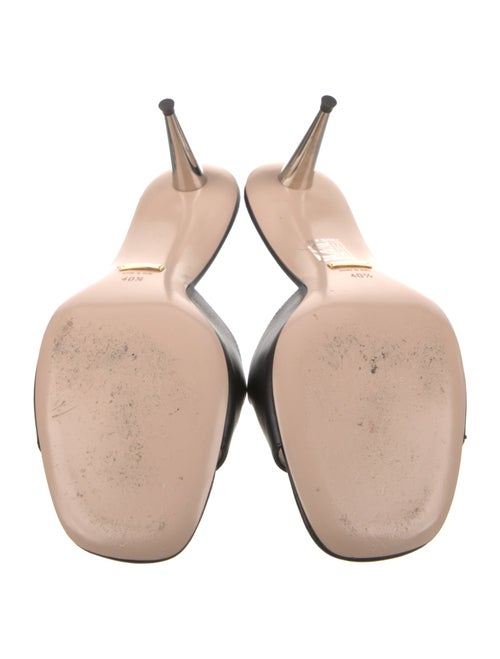 Gucci Interlocking G Logo Leather Slides