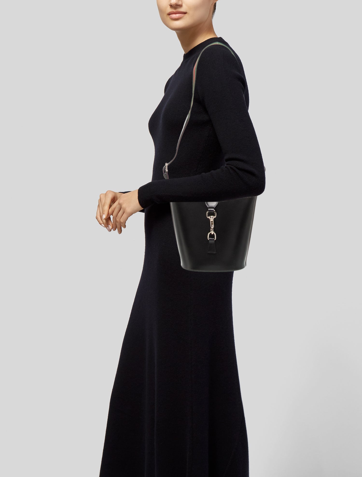 Gucci Web Bucket Bag Mini