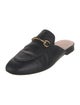 Gucci Horsebit Accent Leather Mules