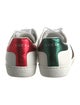 Gucci Web Accent Leather Sneakers