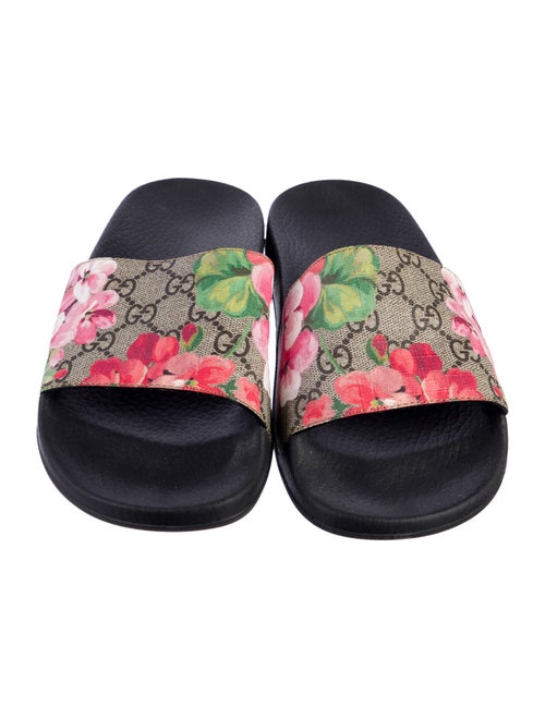 Gucci Blooms Print Slides