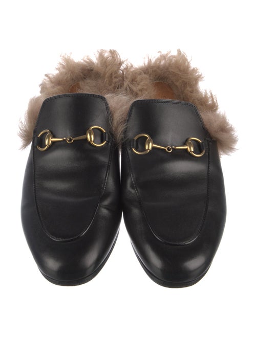 Gucci Horsebit Accent Leather Mules