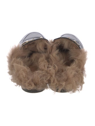 Gucci Horsebit Accent Leather Mules