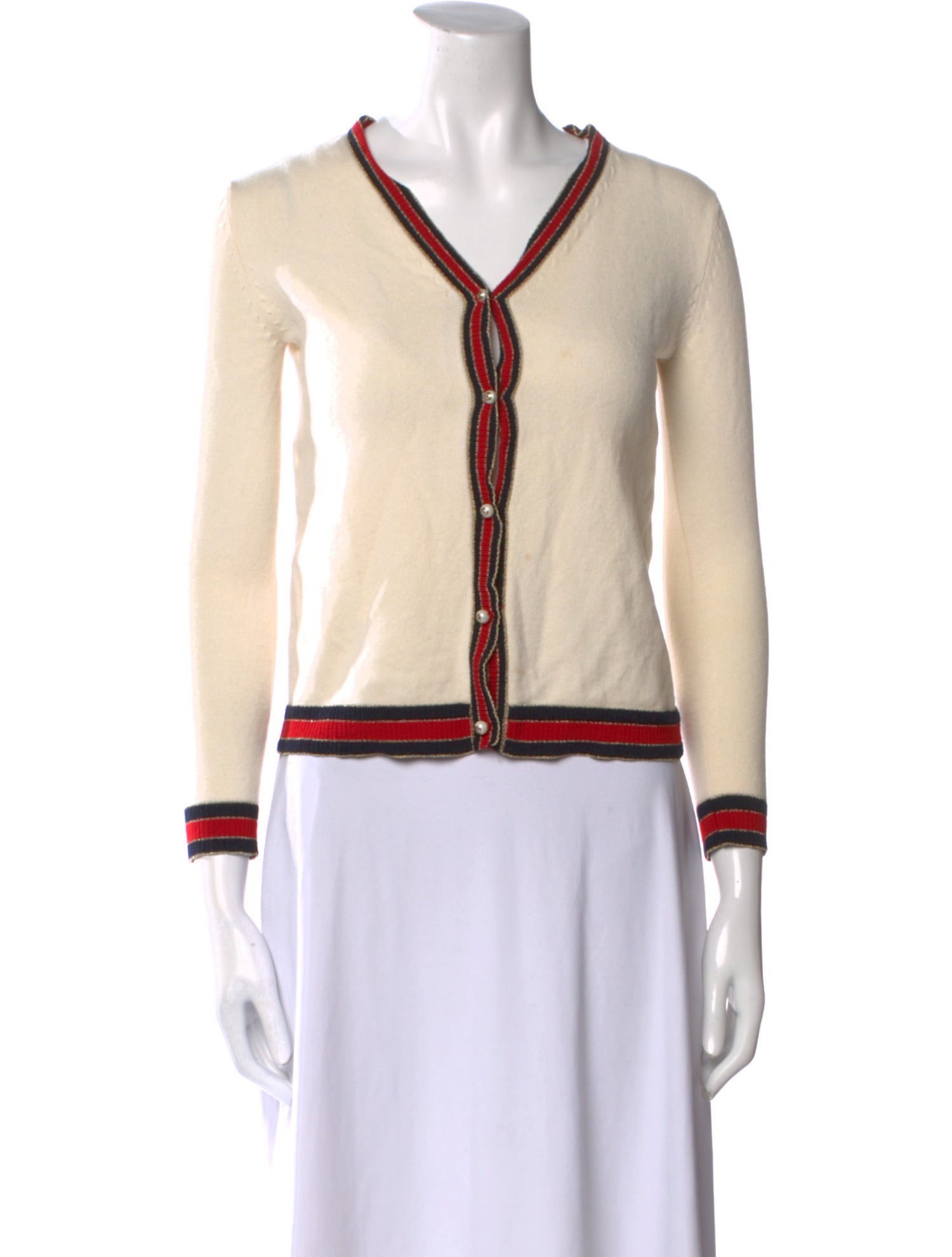 Gucci Wool V-Neck Sweater