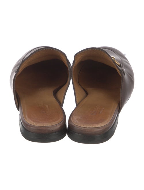 Gucci Horsebit Accent Leather Mules