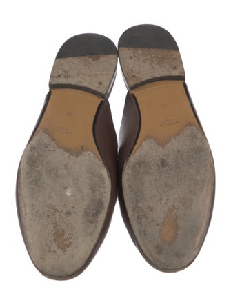 Gucci Horsebit Accent Leather Mules