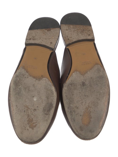 Gucci Horsebit Accent Leather Mules