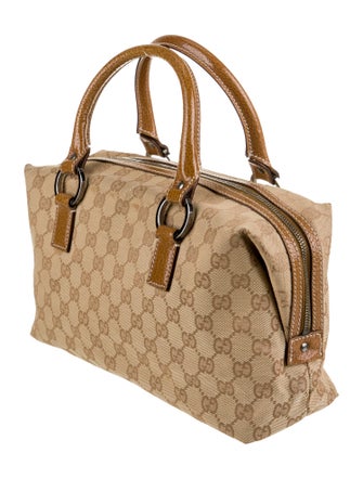 Gucci GG Canvas Top Handle Bag