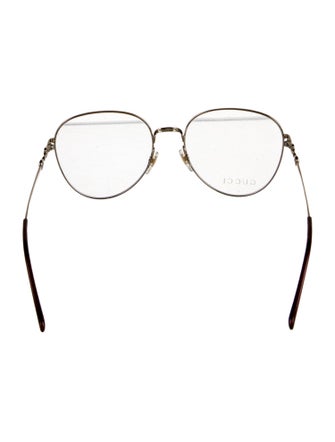 Gucci Horsebit Accent Aviator Eyeglasses