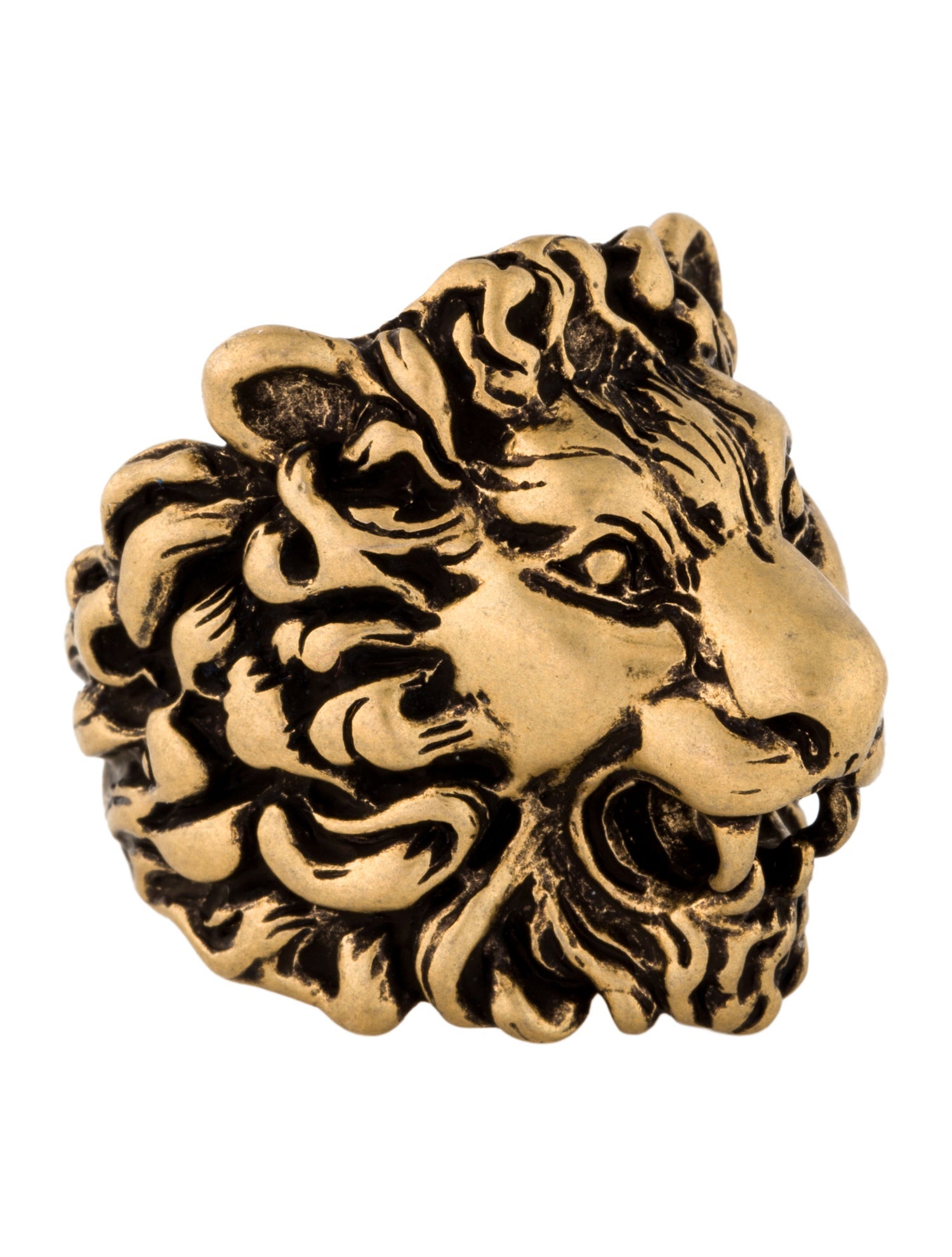 Gucci Lion Head Cocktail Ring