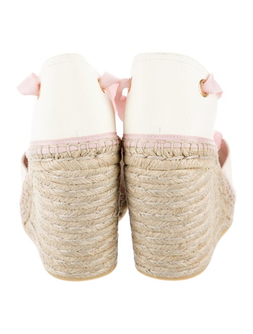 Gucci Double G Logo Canvas D'Orsay Pumps