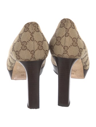Gucci GG Canvas Canvas Pumps