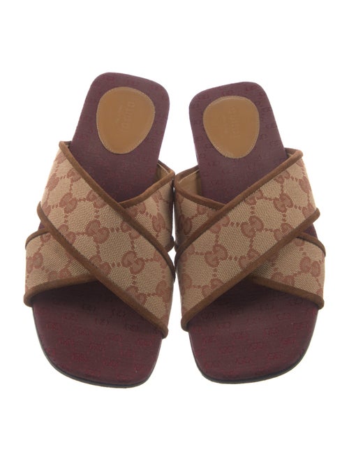 Gucci GG Canvas Slides
