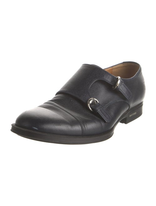 Gucci Horsebit Accent Leather Monk Straps