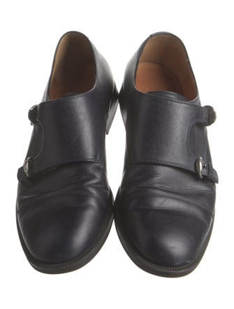 Gucci Horsebit Accent Leather Monk Straps