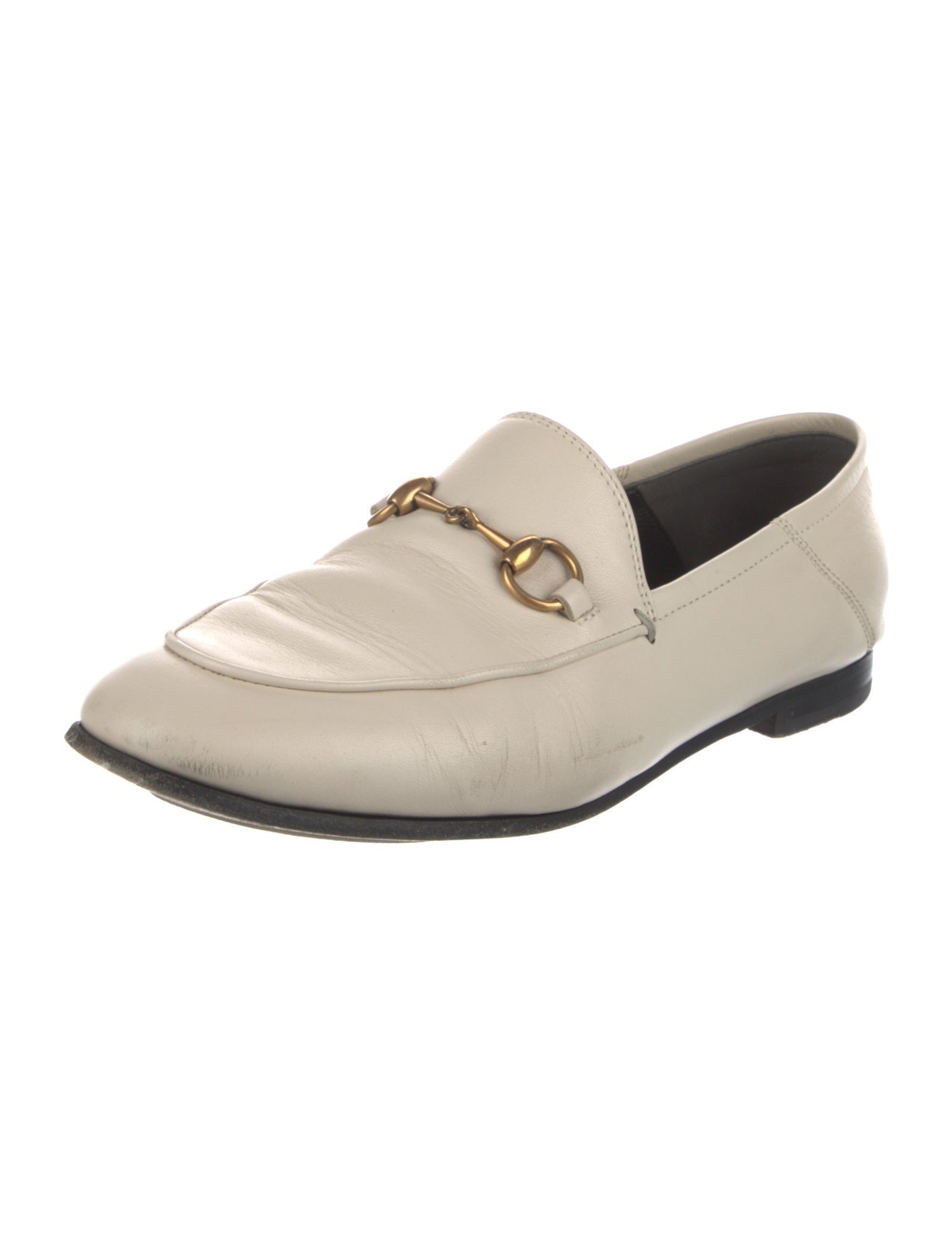 Gucci Horsebit Accent Leather Loafers
