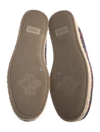 Gucci GG Logo Wool Loafers