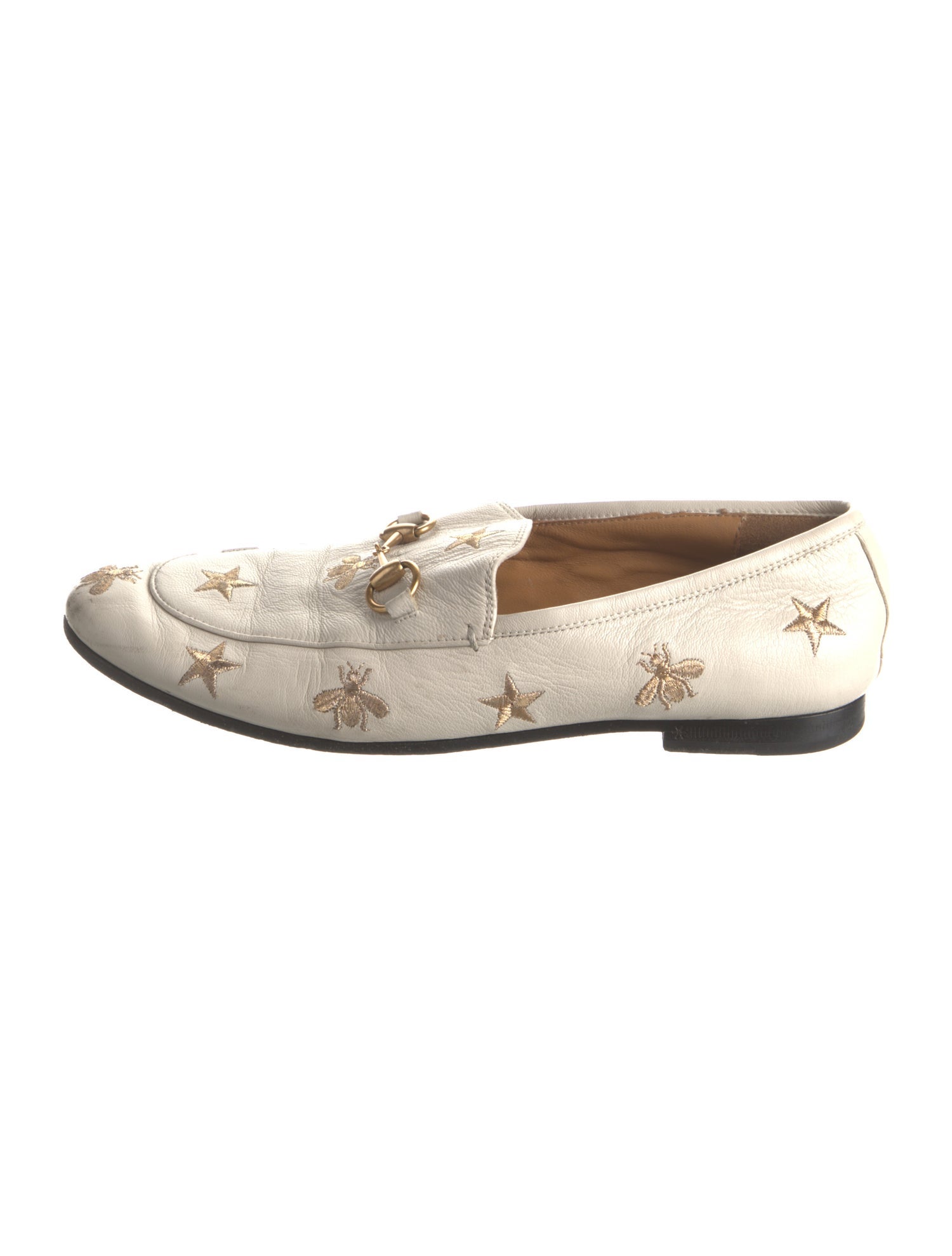 Gucci Horsebit Accent Leather Loafers