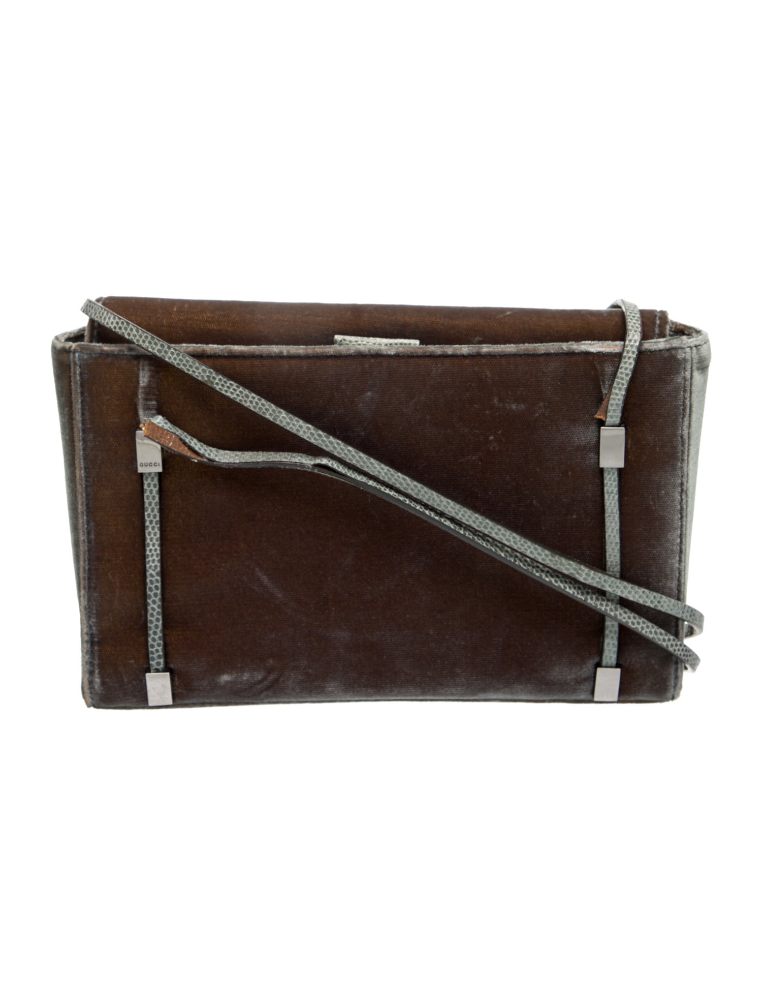 Gucci Velvet Crossbody Bag Vintage