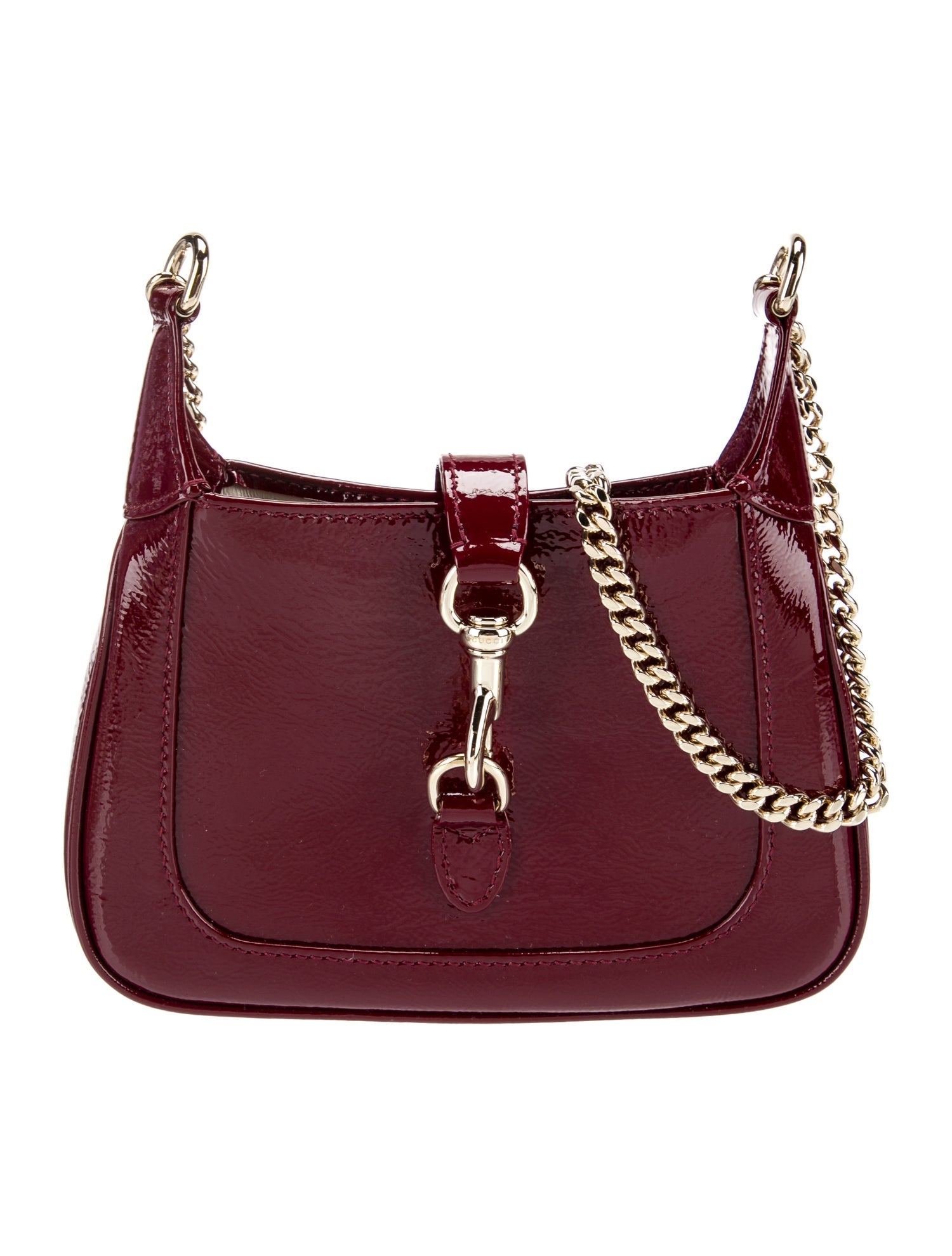 Gucci Patent Leather Jackie Notte Mini 2024