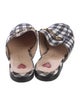 Gucci Plaid Print Mules