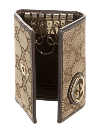 Gucci Patterned Key Case