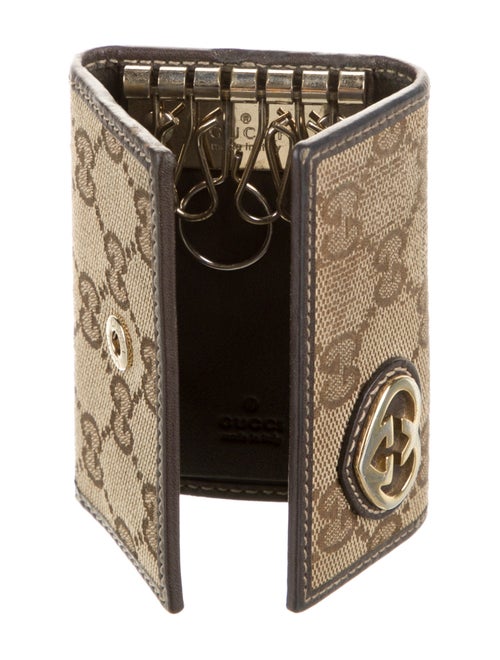 Gucci Patterned Key Case