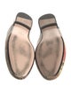 Gucci Flora Print Leather Trim Embellishment Mules