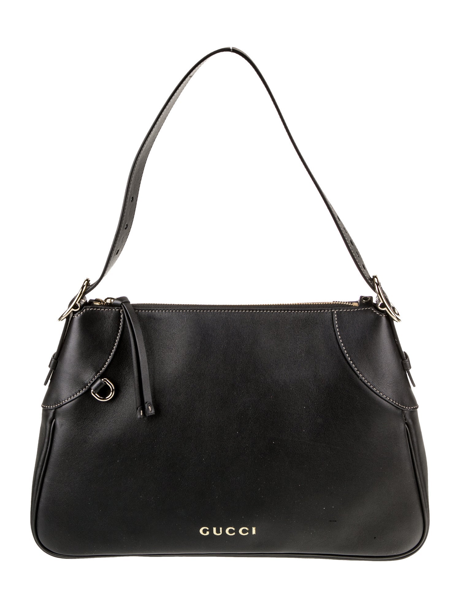 Gucci Leather GG Emblem Medium