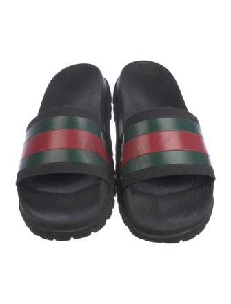 Gucci GG Supreme Rubber Slides