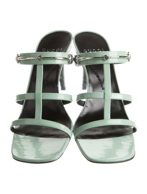 Gucci Horsebit Accent Leather Slides