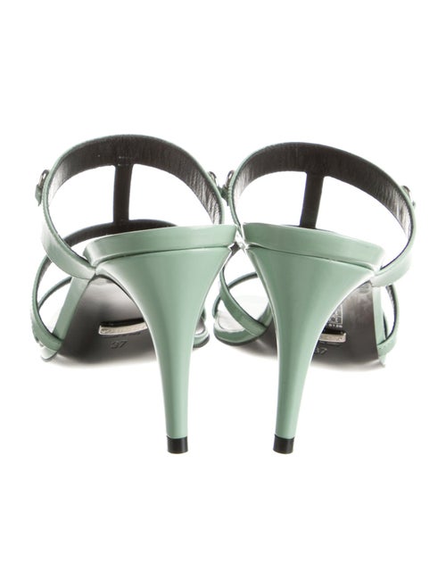 Gucci Horsebit Accent Leather Slides