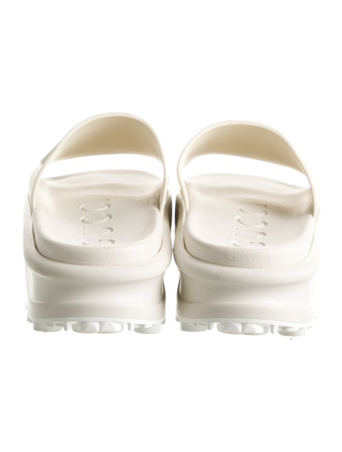 Gucci Interlocking G Logo Rubber Slides