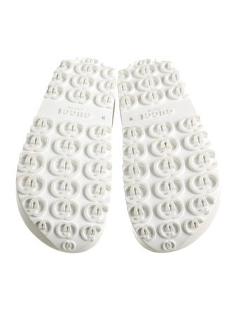 Gucci Interlocking G Logo Rubber Slides